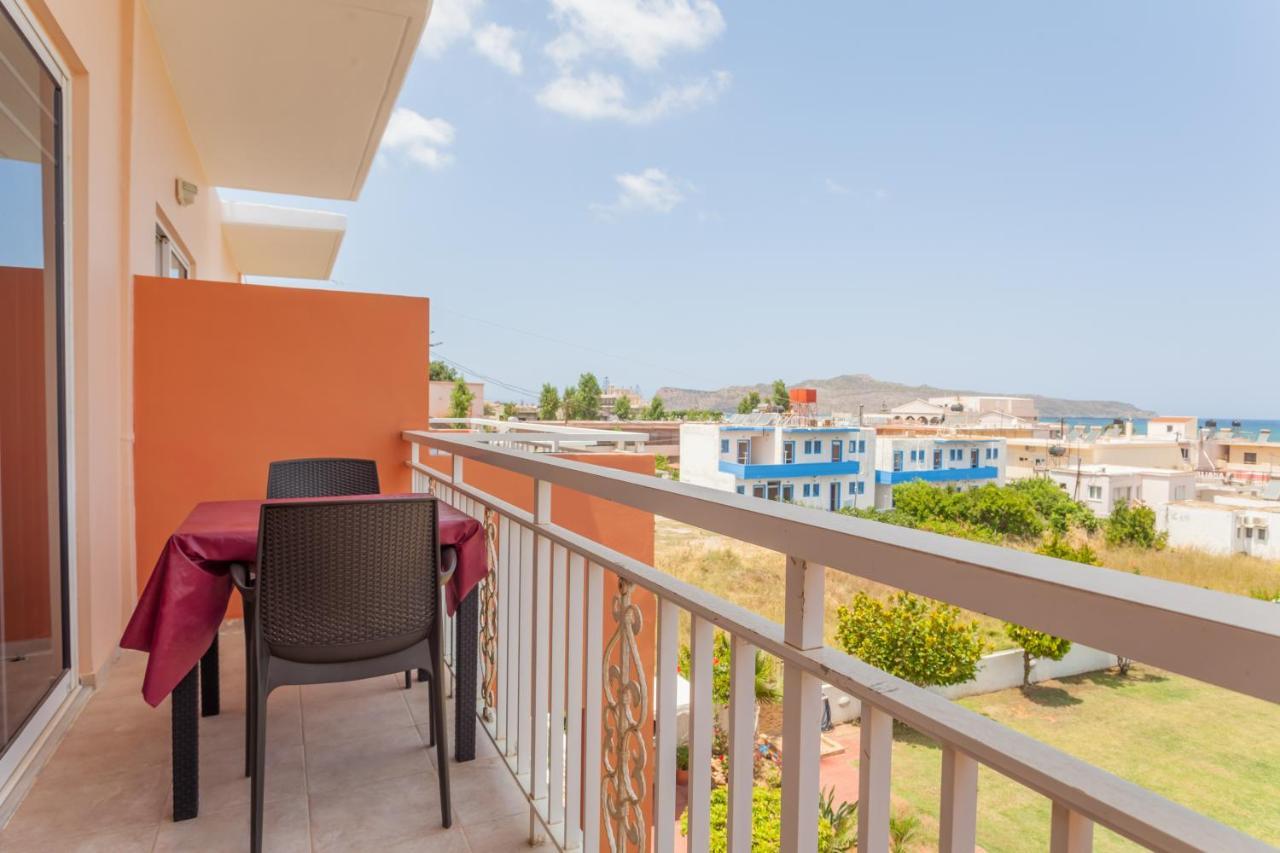 Christine Seaside Apartments In Chania Stalós Exteriör bild