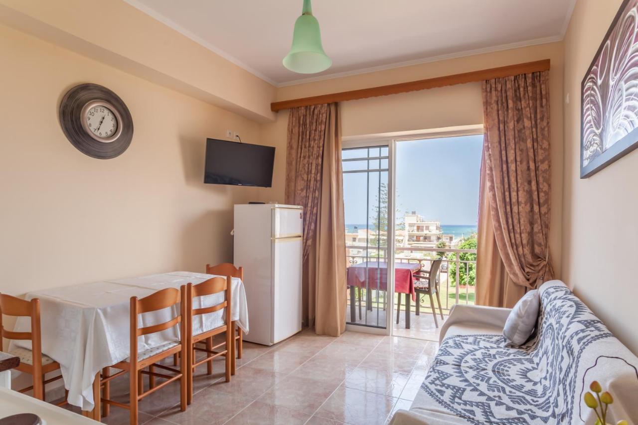 Christine Seaside Apartments In Chania Stalós Exteriör bild