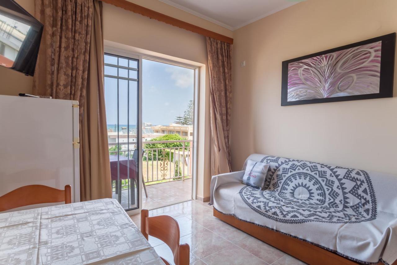 Christine Seaside Apartments In Chania Stalós Exteriör bild