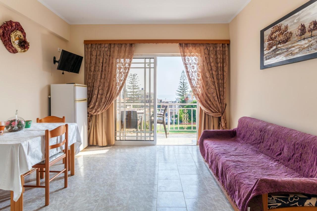 Christine Seaside Apartments In Chania Stalós Exteriör bild