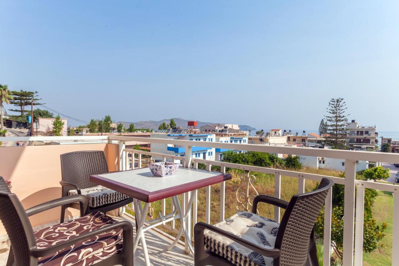 Christine Seaside Apartments In Chania Stalós Exteriör bild